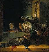 Rembrandt Peale Tote Pfauen oil painting